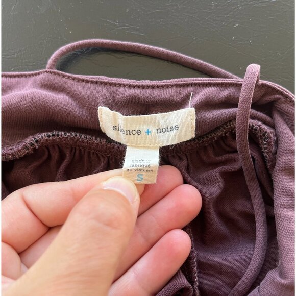 silence + noise (Urban Outfitters) Dusty Rose Wide Leg Jumpsuit - Picture 8 of 10